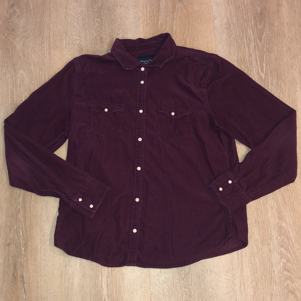 American Eagle Corduroy Button Down